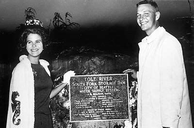 Tolt River South Fork Storage Dam dedication, 1964