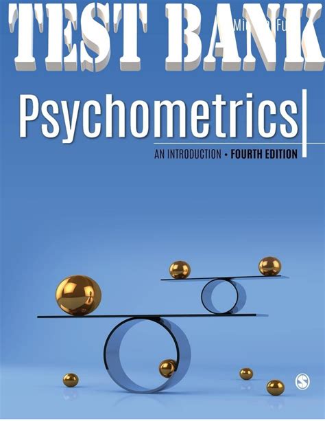 Psychometrics An Introduction Th Edition R Michael Furr Isbn