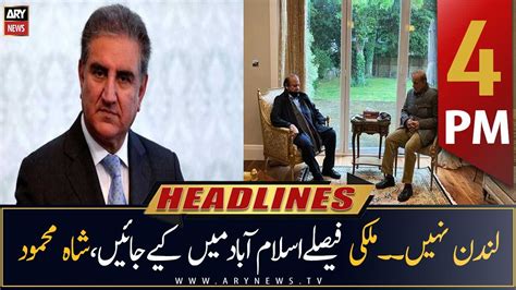 ARY News Headlines 4 PM 11th November 2022 Video Dailymotion