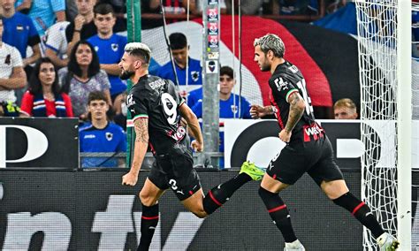 Il Milan Espugna Marassi In Messias E Giroud Lanciano Pioli