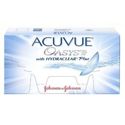 двухнедельные контактные линзы Acuvue Oasys with Hydraclear Plus 24 шт ...
