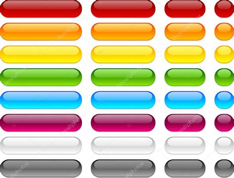 Web Blank Buttons Stock Vector By Maxborovkov 5000183