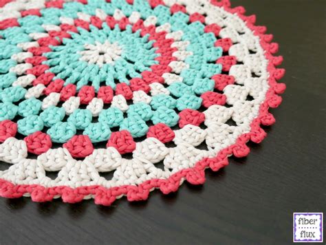 Mandala Placemat Free Crochet Pattern Weave Crochet