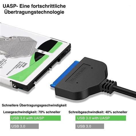 Usb 30 To Sata Adapter Cable With Uasp Support Hard Disk Supports Disk