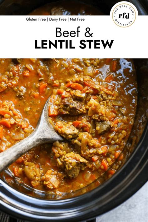 Beef And Lentil Stew Moroccan Spiced Recipe Lentil Stew Lentil