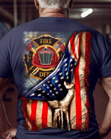 Firefighter American Flag Fridaystuff