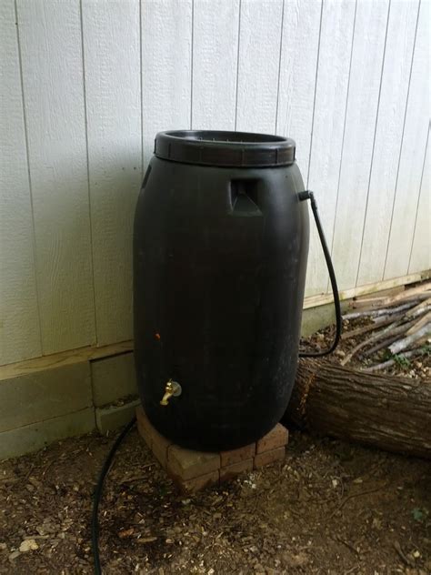 Delete The Nuts Installing Overflow Rain Barrel Part