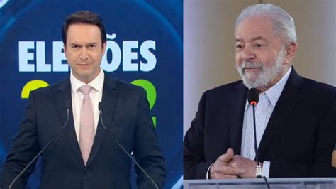 Apresentador da Record TV critica ausência de Lula em debate e manda