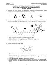 Chem Tutorial Pdf Chem Semester I