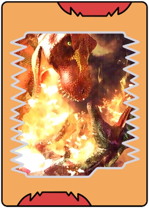 Dinosaur King Custom Card Crimson Flame By Thecasualprince8 On Deviantart