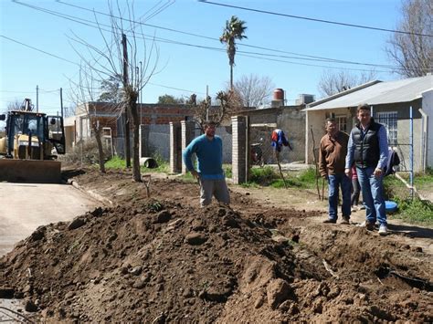 Avanzan Las Obras De Extensi N De La Red De Agua Firmat