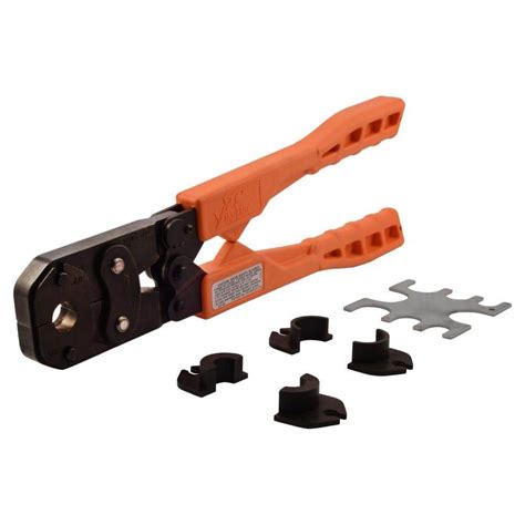 SharkBite Multi-Head PEX Copper Crimp Ring Tool Kit-23100 - The Home Depot