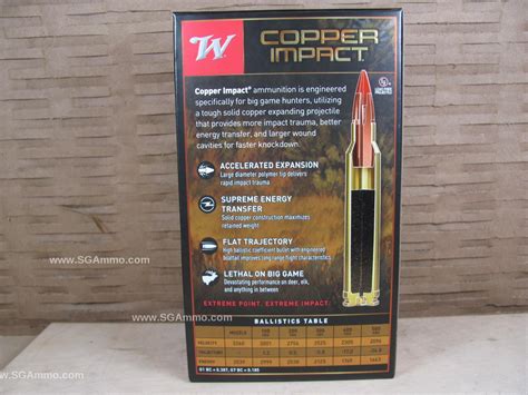 20 Round Box 300 Win Mag 150 Grain Extreme Point Copper Impact