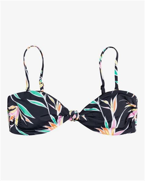 Sol Searcher Knotted Bandeau Bikini Top For Women Billabong