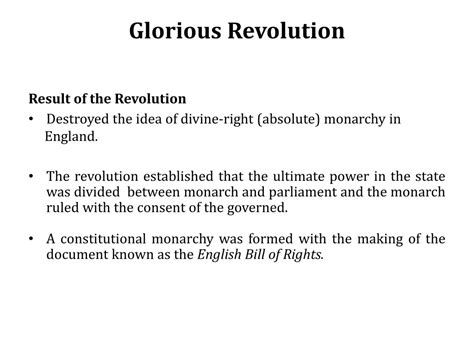 Ppt Glorious Revolution Powerpoint Presentation Free Download Id