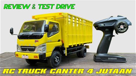 Pertama Kali Test Drive Rc Truk Mitsubishi Canter Skala Youtube