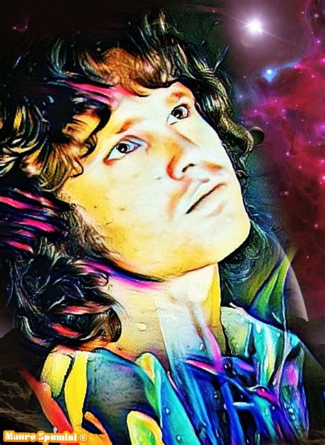 Jim Morrison Watch The Sky By Spumini Mauro Art Jim Morrison