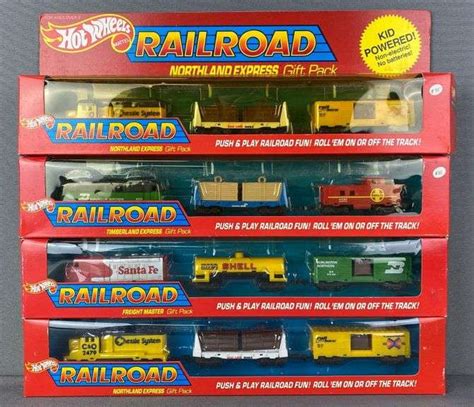 Group Of Mattel Hot Wheels Railroad Gift Sets Matthew Bullock Auctioneers