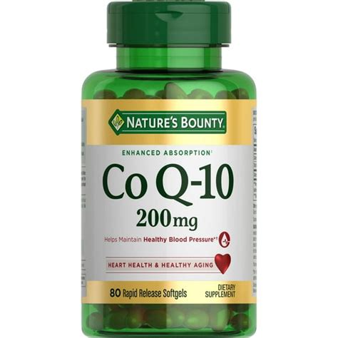 Co Q 10 200mg Supplements