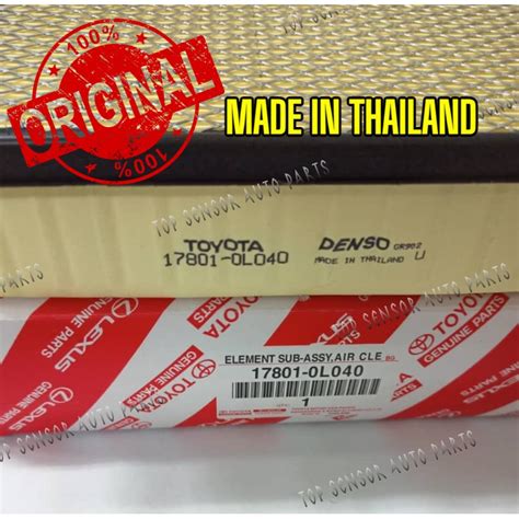 Ori Air Filter Toyota Hilux Gun Olo Made In