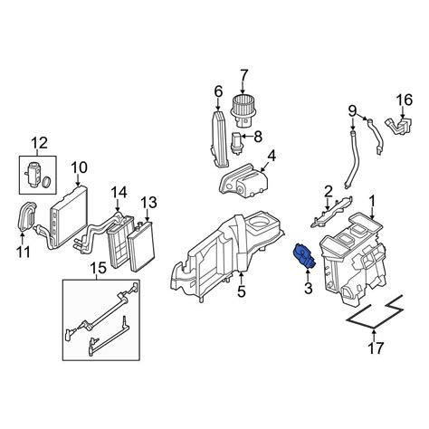 Mercedes Benz OE 2219066900 Rear HVAC Air Inlet Door Actuator