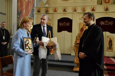 Margareta et Radu de Roumanie rencontre avec la communauté orthodoxe