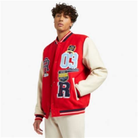 Redbat Athletics Mens Red Bomber Jacket Offer At Sportscene