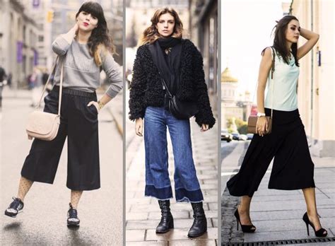 с чем носить юбку брюки в пол