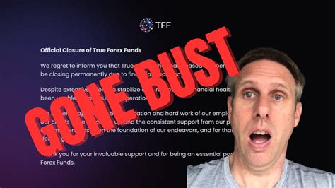 True Forex Funds Gone Bust Another Failed Prop Firm Youtube