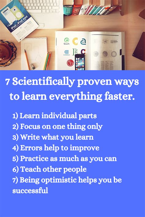 7 Tips To Learn Faster