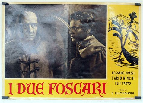 I DUE FOSCARI MOVIE POSTER I DUE FOSCARI MOVIE POSTER