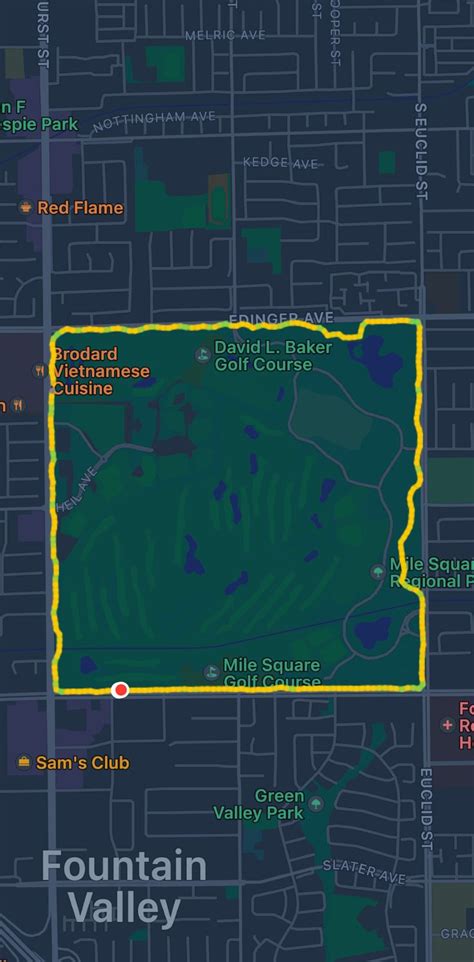 Map of Fountain Valley