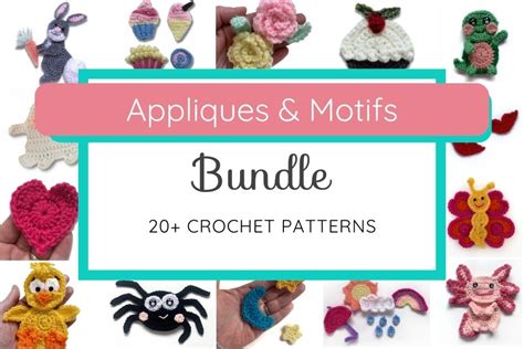 Crochet Appliques Hookfully