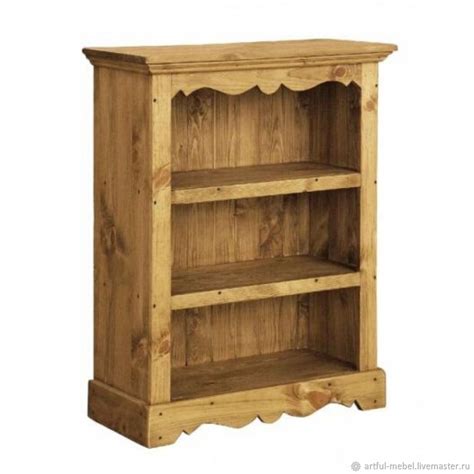 Мебель для детской: Консоль / стеллаж деревянный для книг низкий в ...