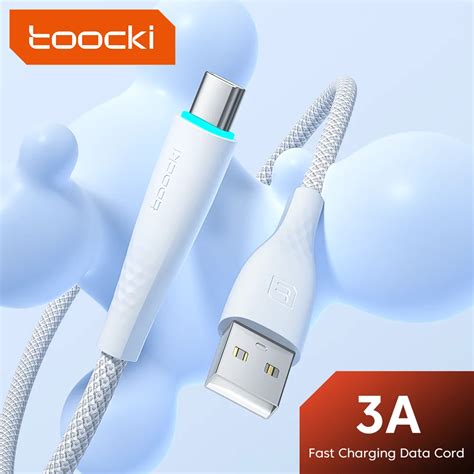 Toocki Cable Usb Tipo C De Carga R Pida Transmisi N De Datos Para