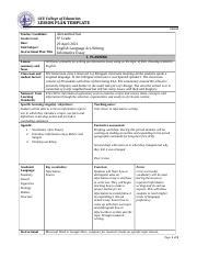 Lesson Plan Docx Gcu College Of Education Lesson Plan Template