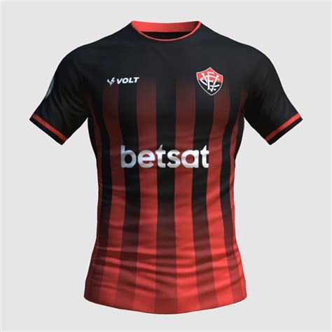 Brasileirão 2024 E C Vitória Home FIFA Kit Creator Showcase