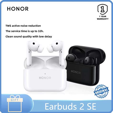 Honor Earbuds 2SE หูฟังบลูทูธไร้สาย ลดเสียงรบกวน และการส่งสัญญาณ ...