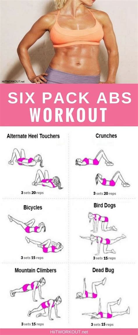 Get 6 Pack Abs In 6 Simple Moves Six Pack Abs Workout Abs Workout