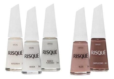 Kit Esmalte Risque Francesinha Nude 5 Unidades Risqué Esmalte Magazine Luiza