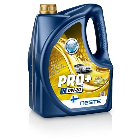 Моторна олива Neste Pro+ V 0W20 4Л - Автопростір