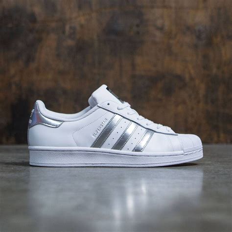 Adidas Superstar White With Silver Atelier Yuwaciaojp