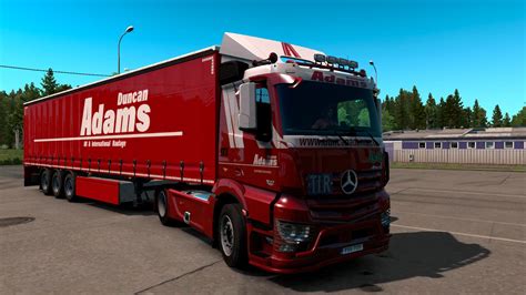 Skinpack For Mercedes Antos V Ets Mods Ets Map Euro Truck