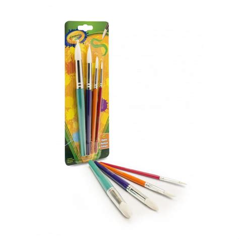 Кисточки для рисования в наборе 4 штуки разных рамеров, Crayola ...