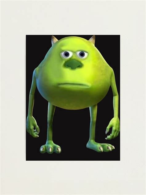 Mike Wazowski Sulivan Face Meme Photographic Print For Sale By