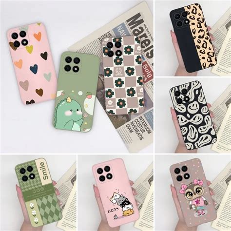 Cell Phone Case For Huawei Honor X8a X7a 4g Funny Cartoon Silicone Back Cover For Honor X 8a 7a