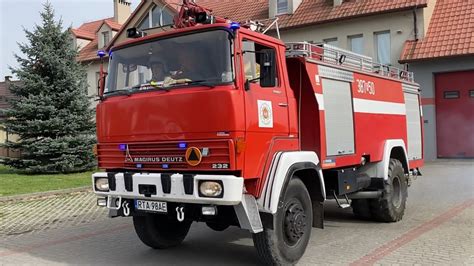 Osp Cygany R Gcba Magirus Deutz Wyjazd Alarmowy Do Po Aru