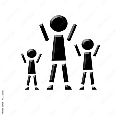 Petit Groupe De Bonhommes Illustration Stock Adobe Stock