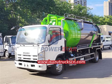 Hot Selling Isuzu Npr Sewage Cleaning Truck In China Powerstar Trucks