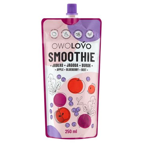 Smoothie Jab Ko Jagoda Burak Ml Owolovo Erli Pl